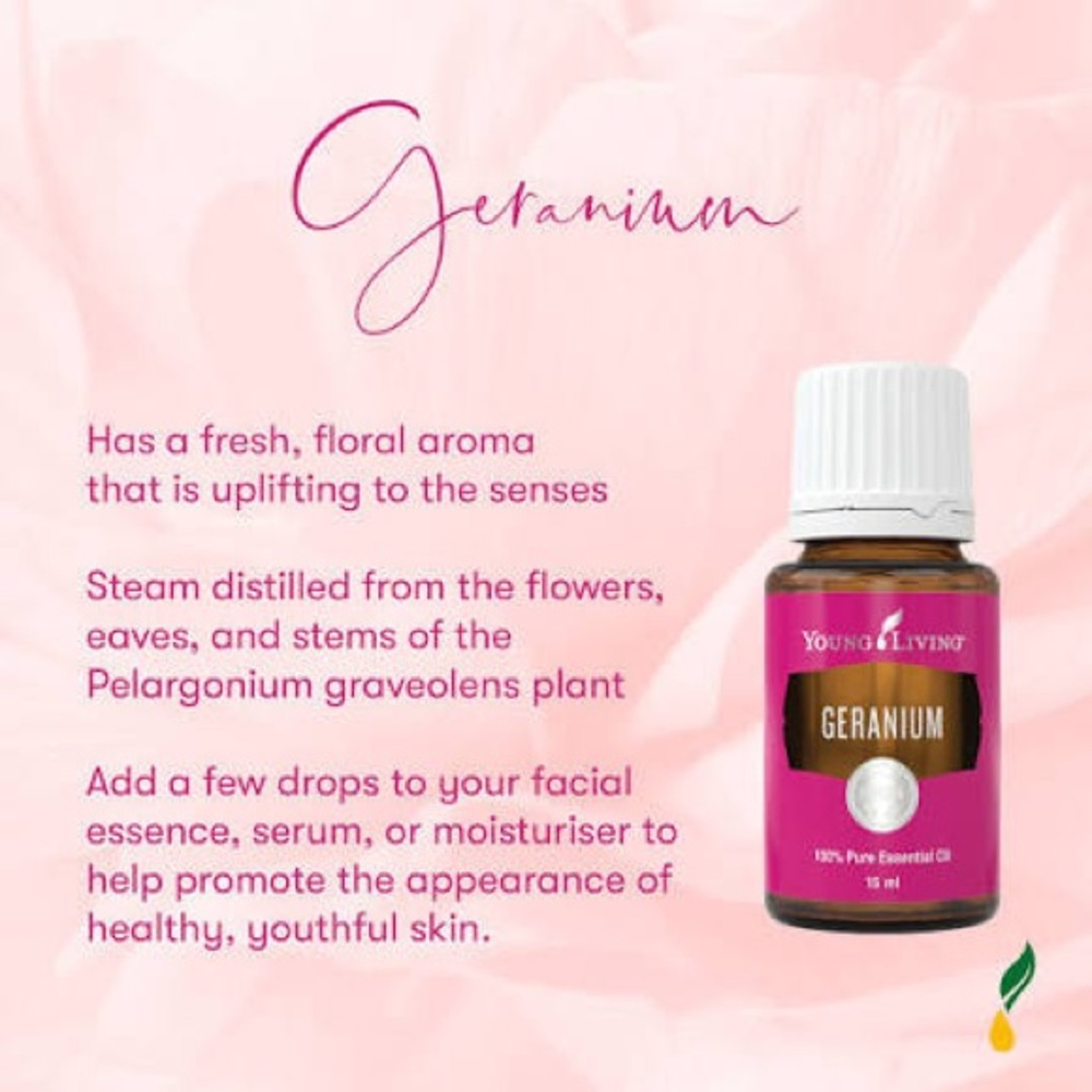 Young Living Geranium Essential Oil Bottle 15ml-Brand New-Unopened - Picture 4 of 7